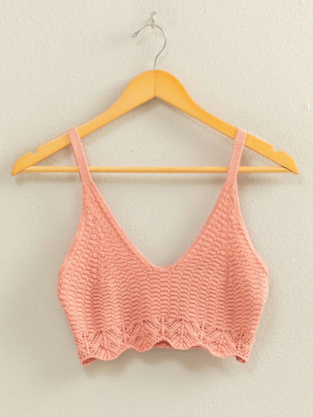 Teak Rose Knitted Crop Top - NWT - Small